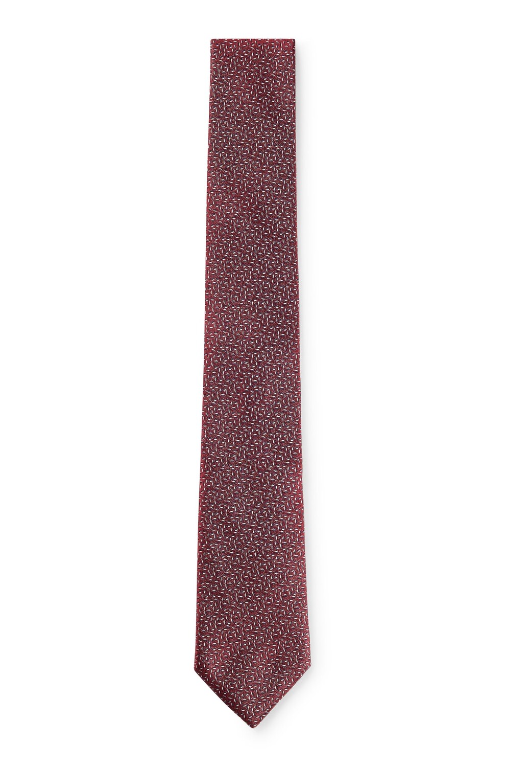 

Галстук Hugo Boss Patterned In Pure Silk, красный