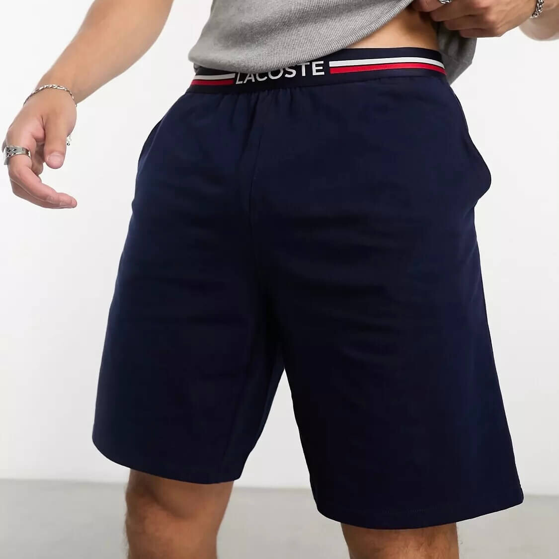 

Шорты Lacoste Loungewear Essentials, темно-синий