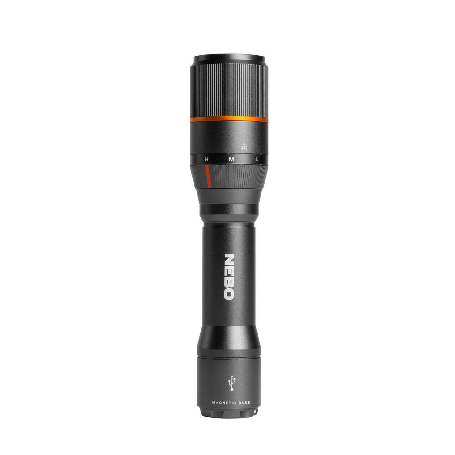 

Фонарь Nebo davinci 2000 люмен с перезарядкой + power bank, серый