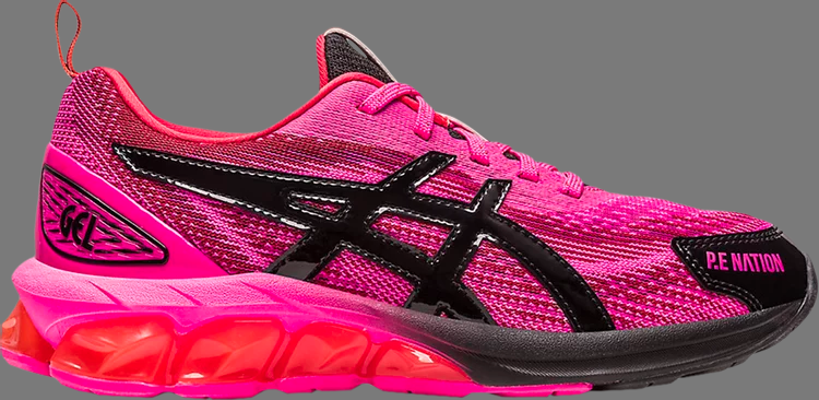 Кроссовки p.e nation x wmns gel-quantum 180 7 'pink glow black' Asics, розовый - фото