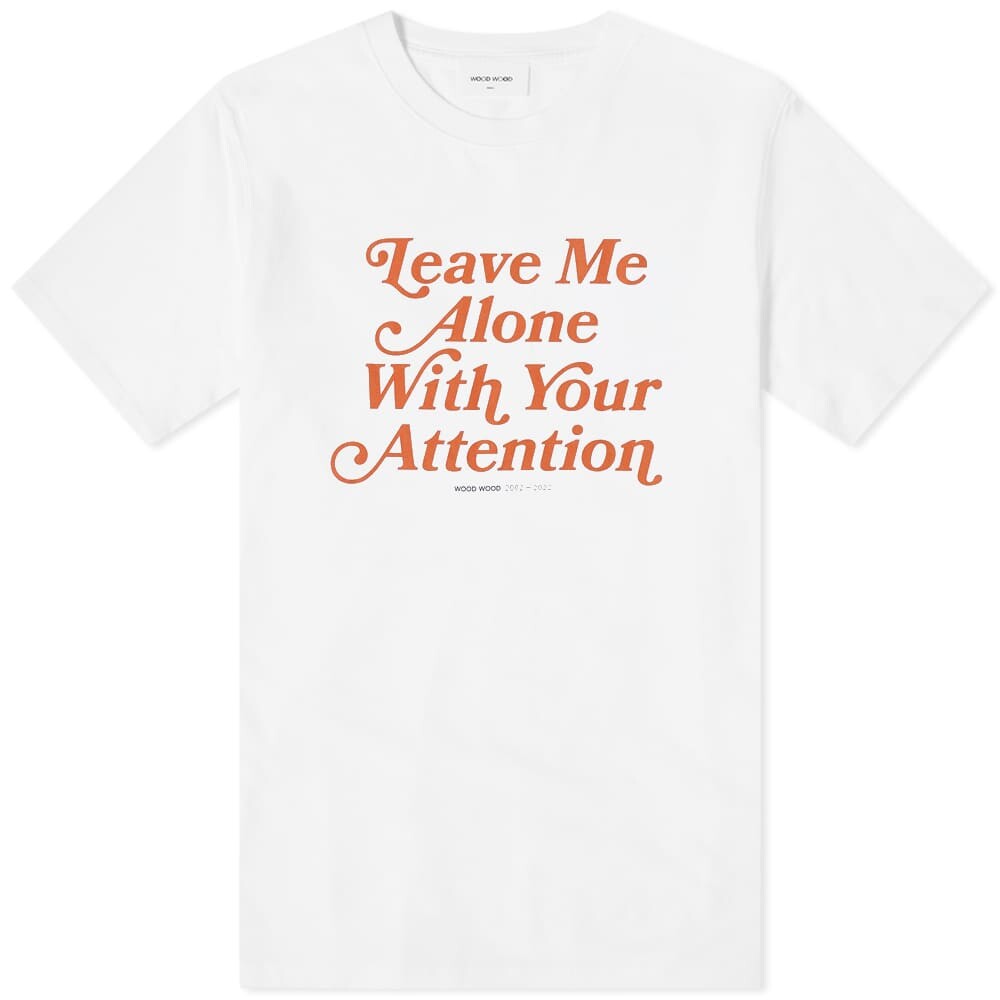 

Футболка Wood Wood Bobby Leave Me Alone Tee, Оранжевый