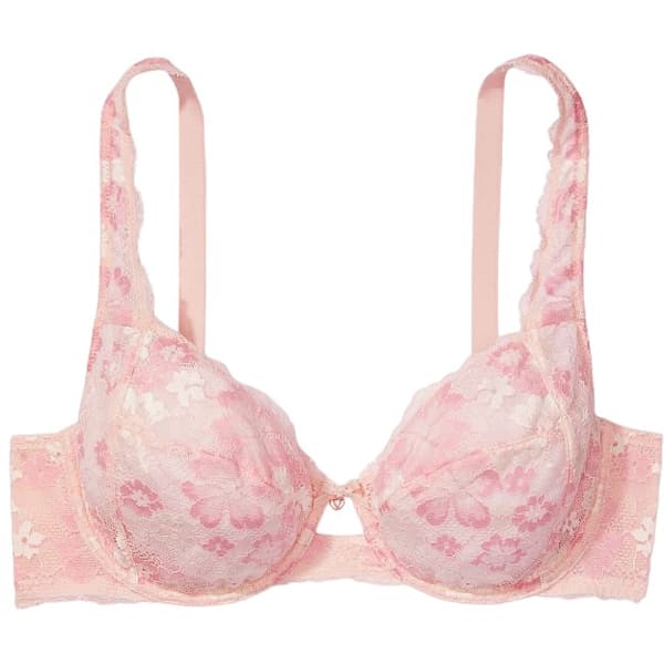 цена Бюстгальтер Victoria's Secret Body By Victoria The Fabulous by Victoria’s Secret Full Cup Lace, розовый