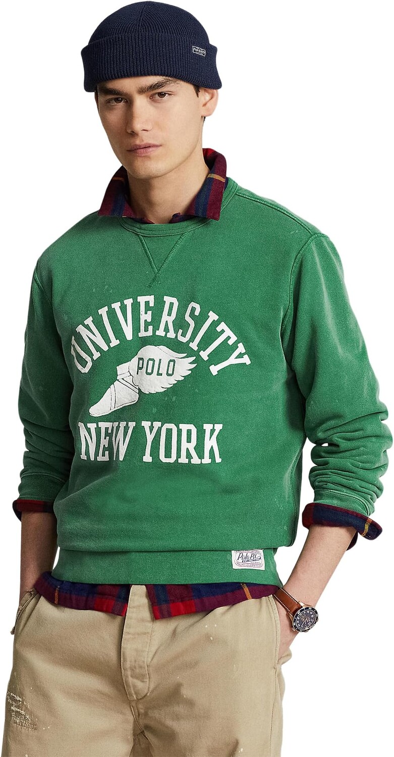 

Толстовка Fleece Graphic Sweatshirt Polo Ralph Lauren, цвет Athletic Green