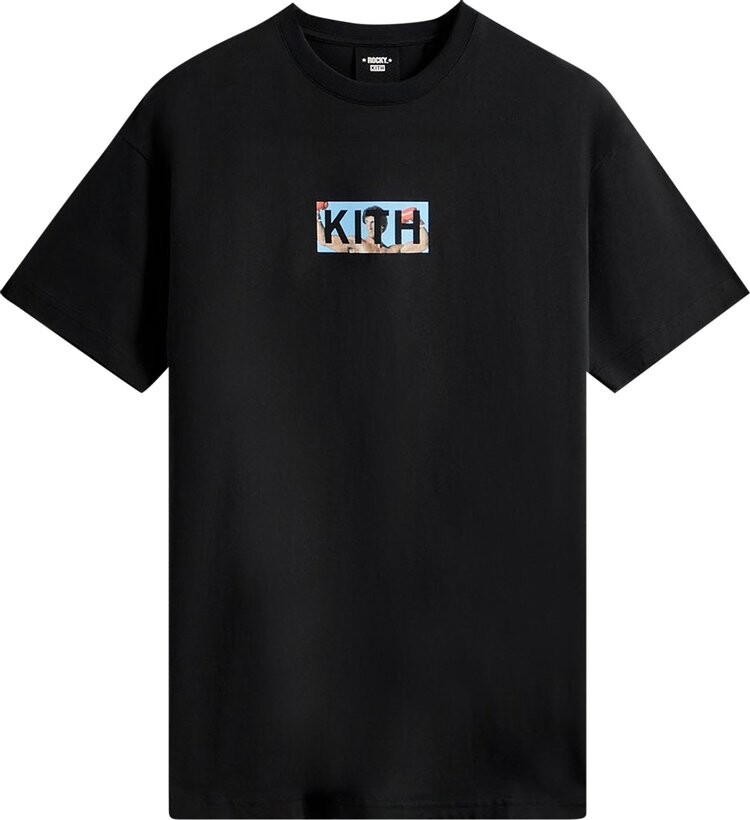 Футболка Kith For Rocky Balboa Classic Logo Tee 'Black', черный - фото