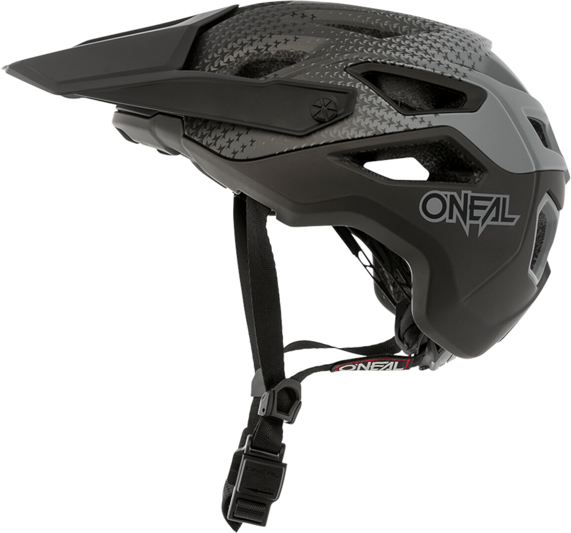 шлем oneal pike 2 0 solid велосипедный черный белый Шлем Oneal Pike IPX Stars V.22 велосипедный, черный/серый