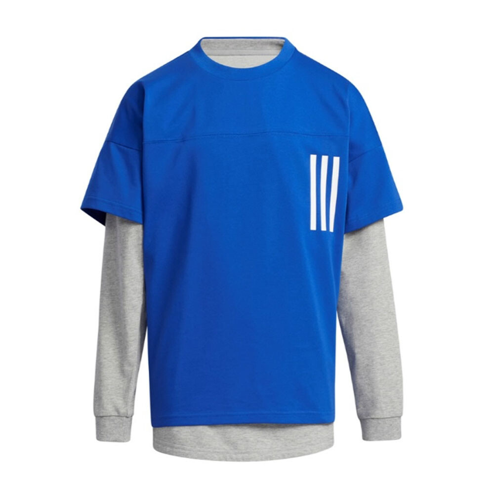 

Лонгслив Adidas Kids 2 in 1, серый/синий
