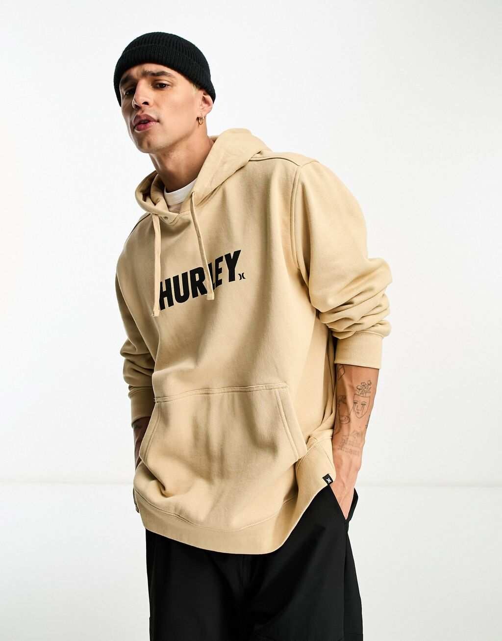 

Худи ванильного цвета Hurley Fastlane