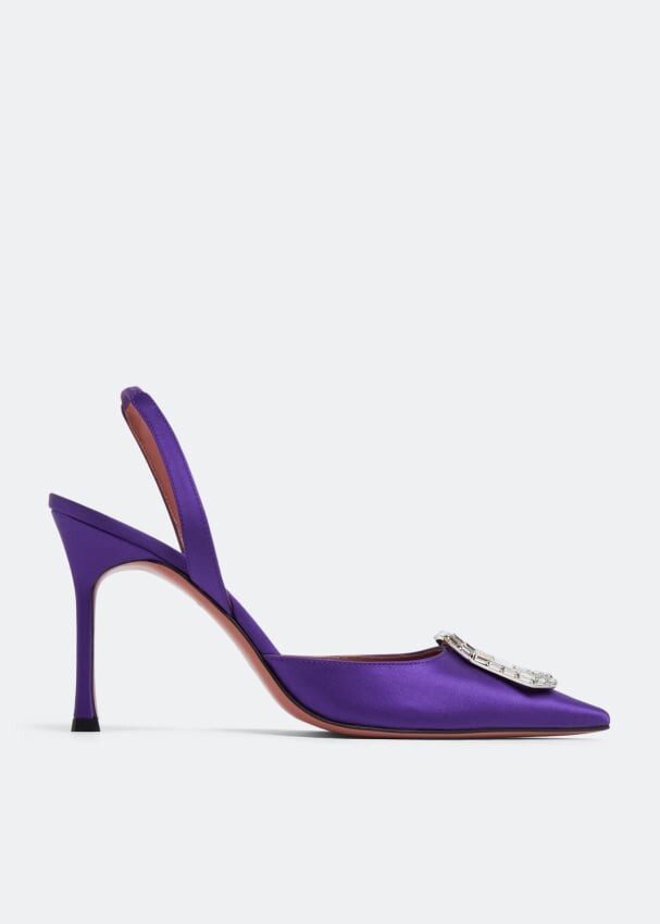 

Туфли AMINA MUADDI Camelia slingback pumps, фиолетовый