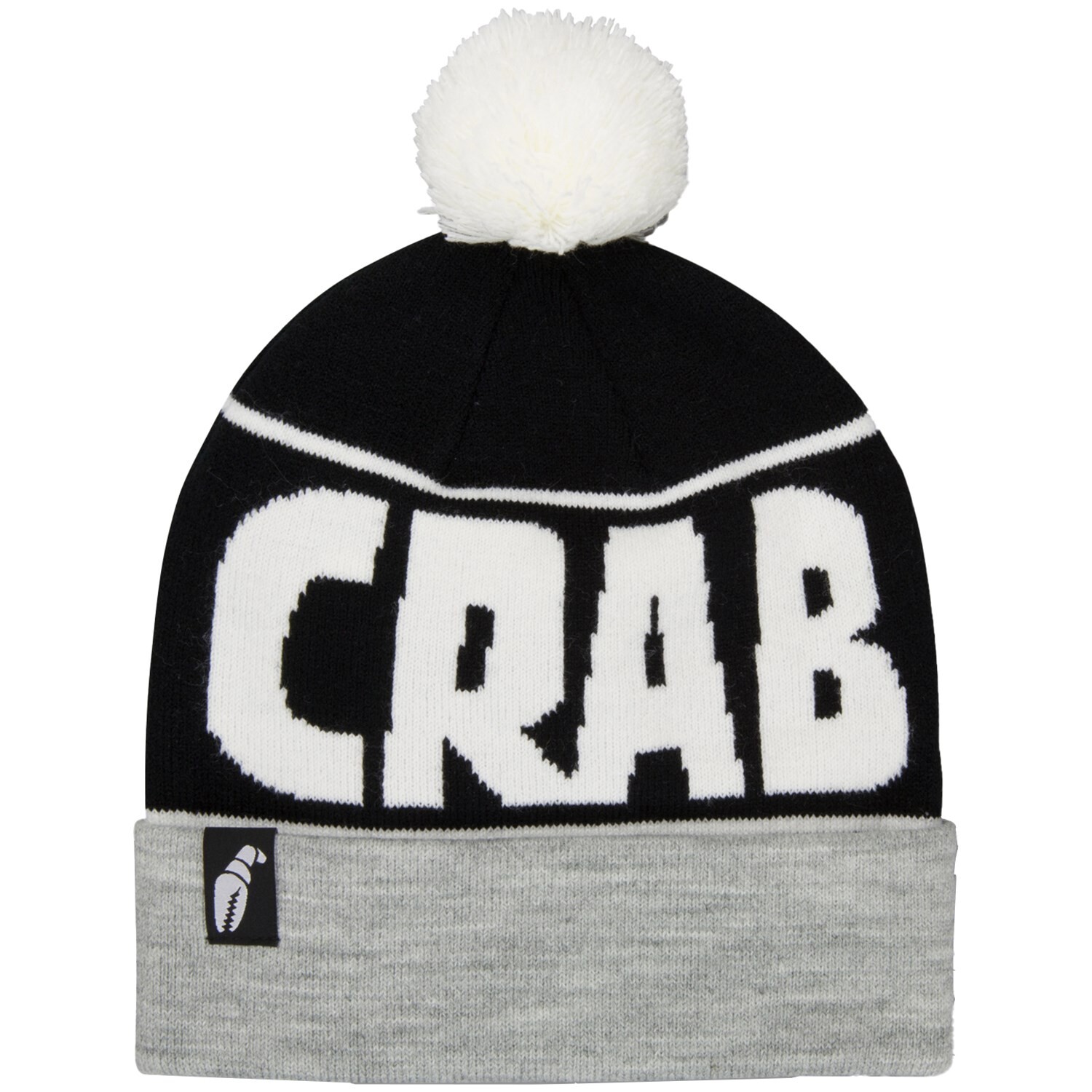 

Шапка Crab Grab Pom, серый