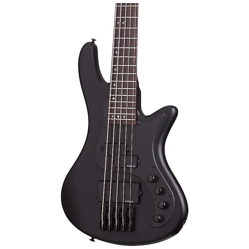 

Бас-гитара Schecter Stiletto Stealth 5 - Satin Black Stiletto Stealth 5 Bass Guitar - Satin Black