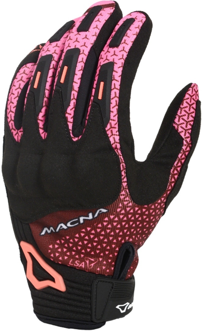 Перчатки Macna Octar мотоциклетные, черный/розовый