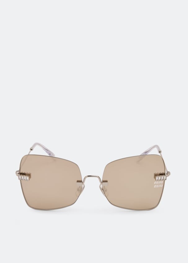 

Солнечные очки MIU MIU Manière sunglasses, серый