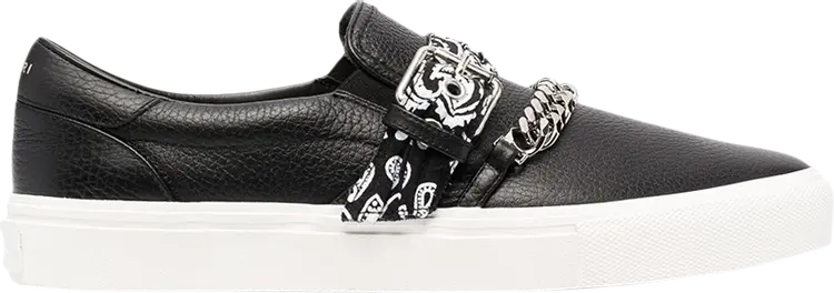 

Кроссовки Amiri Slip-On Bandana Chain - Black, черный