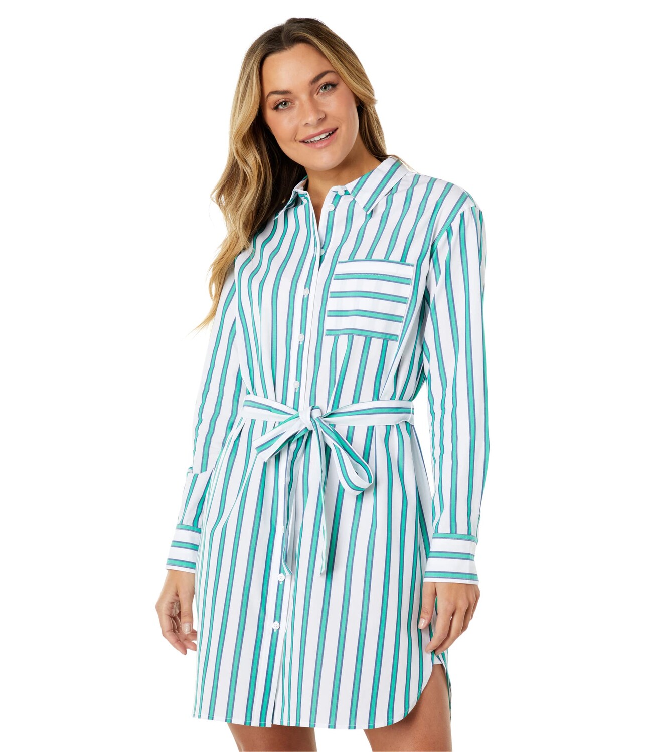 

Платье Draper James, Carly Shirtdress in Bold Stripe