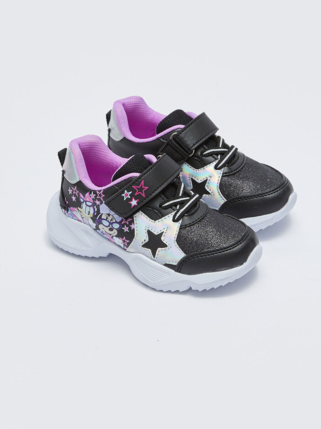 

Лицензированные кроссовки Minnie Mouse на липучках для девочек LCW Steps