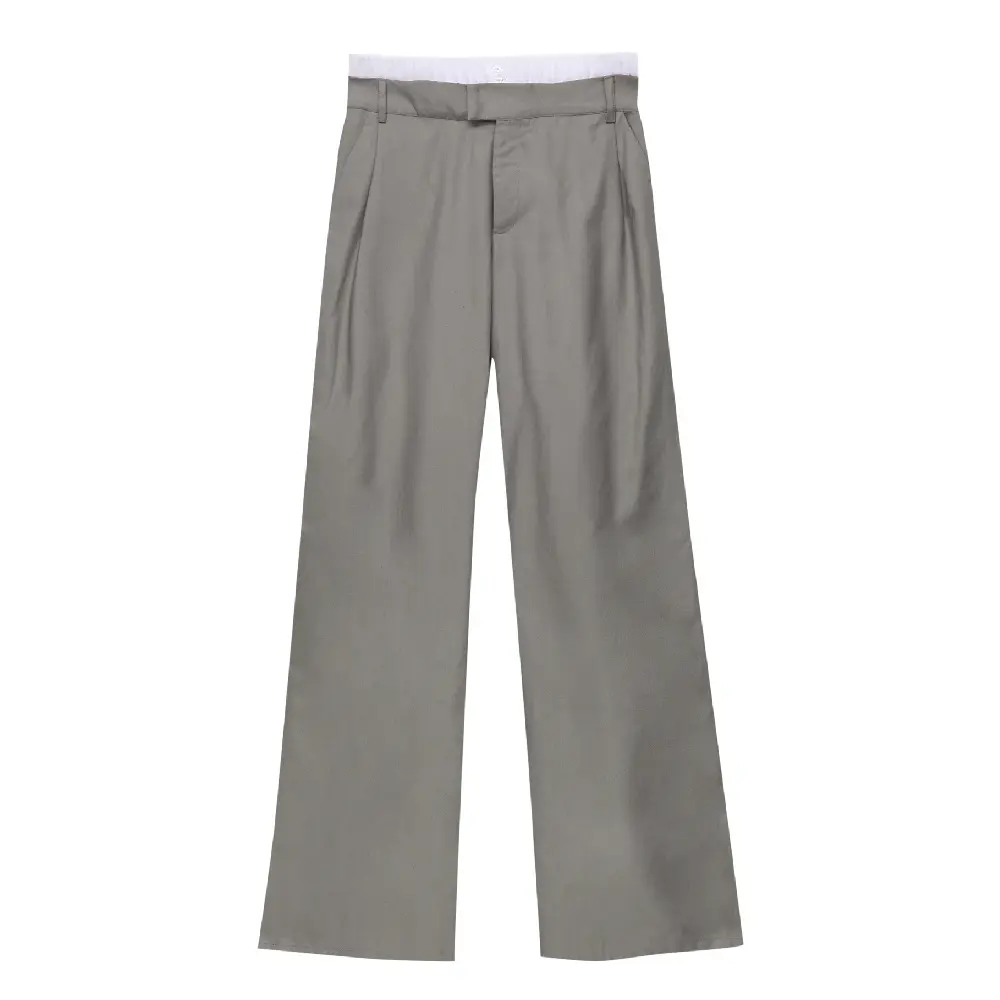 

Брюки Pull&Bear Contrast Boxer, серый