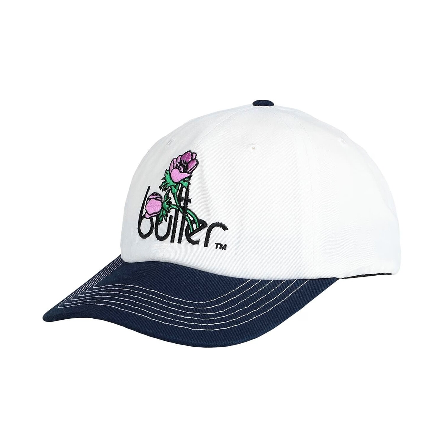 

Бейсболка Butter Goods Windflowers 6 Panel, белый