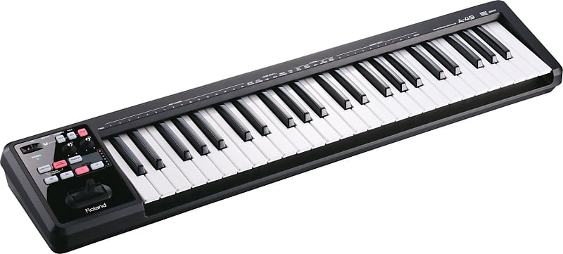 Контроллер MIDI-клавиатуры Roland A-49-BK, черный roland a49bk 49 клавишный midi клавиатурный контроллер черного цвета a 49 bk a49bk 49 key midi keyboard controller in black a 49 bk