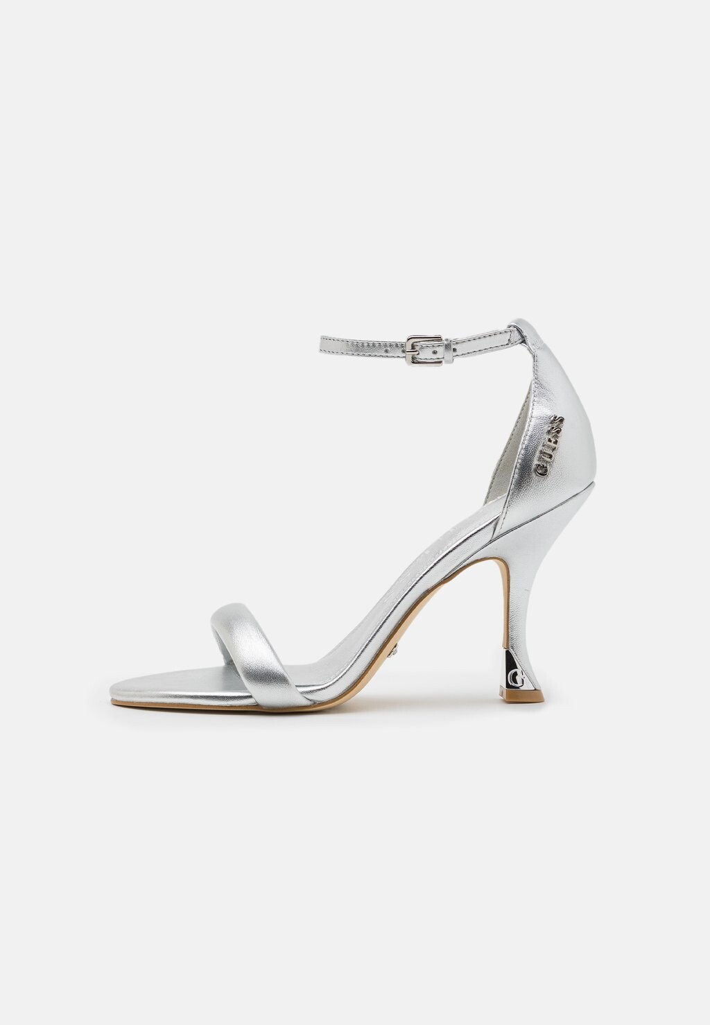 

Босоножки на каблуке Kabecka Guess, цвет silver