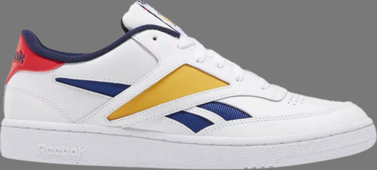 

Лимитированные кроссовки club c revenge mark 'vector logo - white gold' Reebok, белый