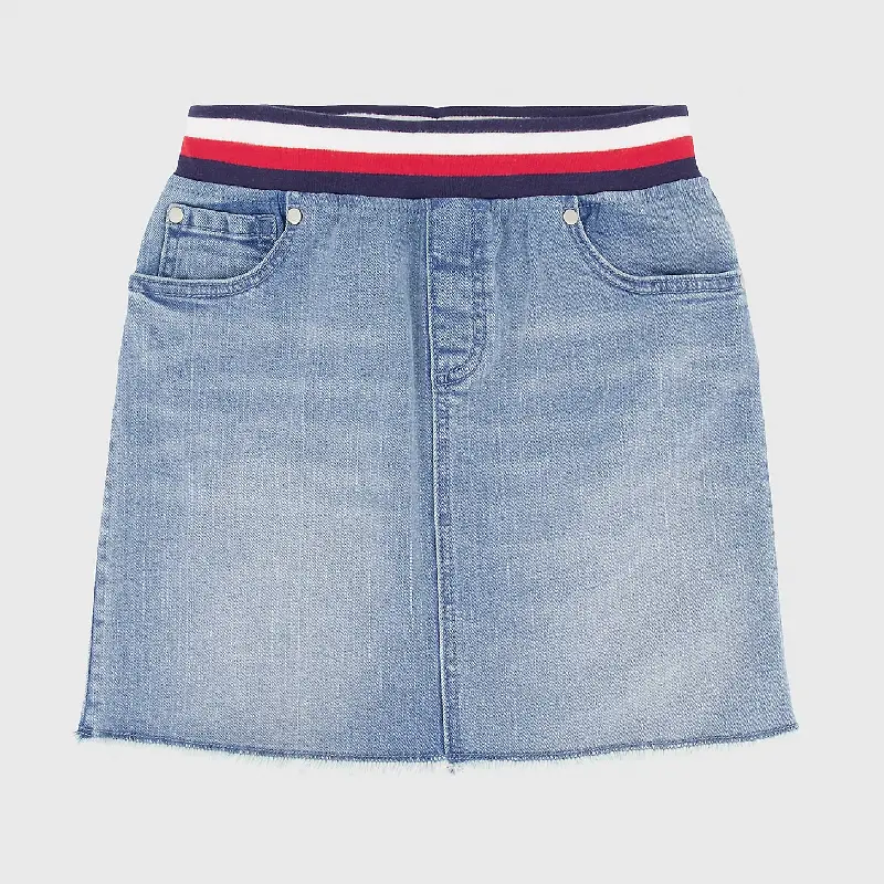 

Джинсовая юбка Tommy Hilfiger Big Kids' Pull-on, синий