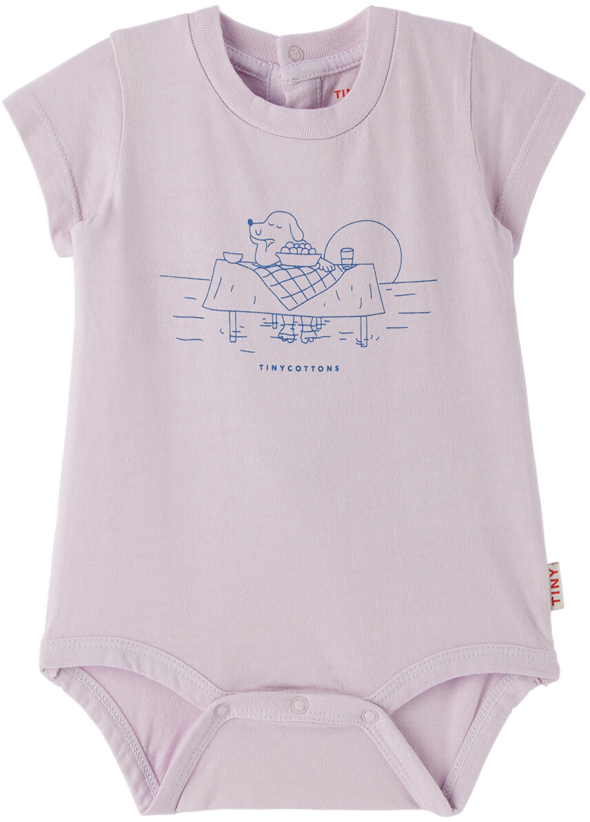 

Боди Baby Purple Greek Lunch TINYCOTTONS