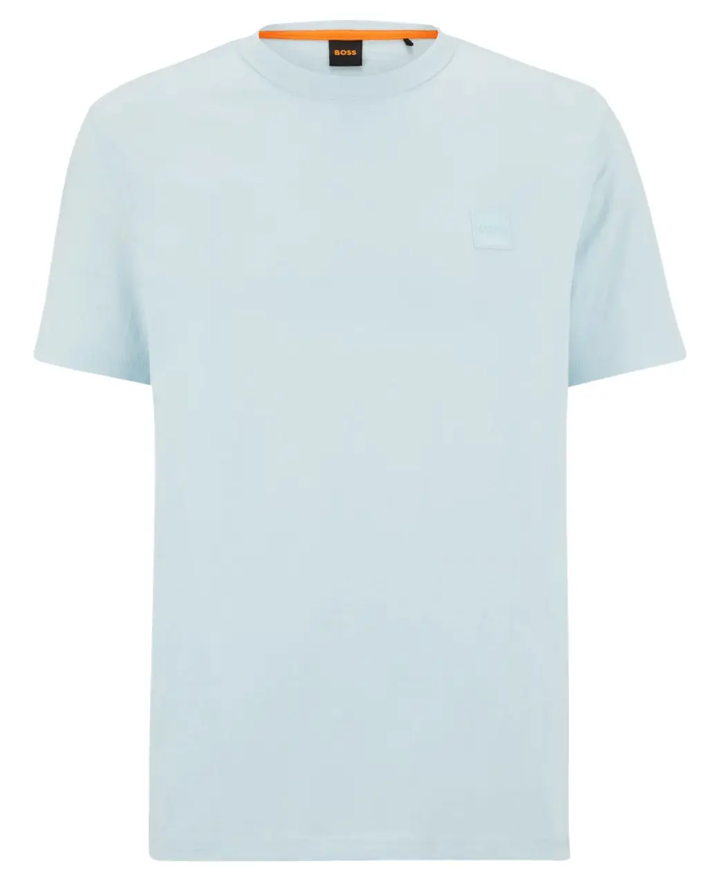 

Футболка Boss Relaxed-fit Cotton-blend With Waffle Structure, голубой, Синий