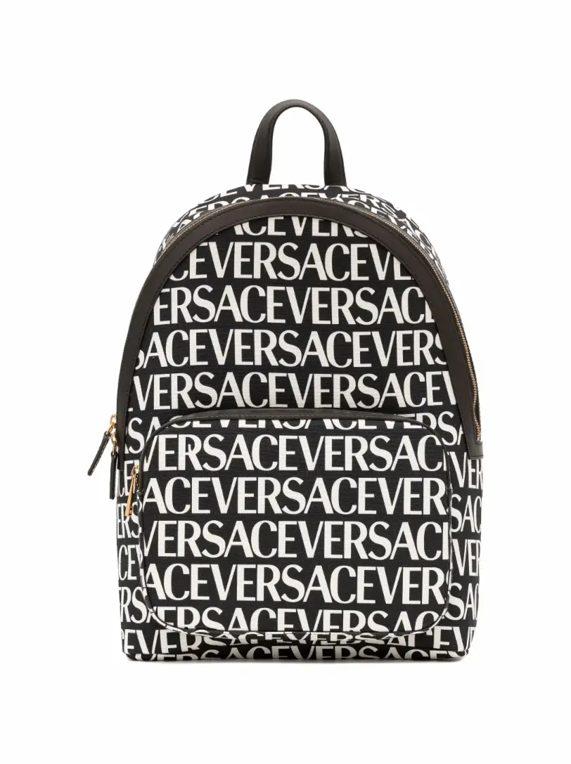 Текстильный рюкзак с монограммой Versace