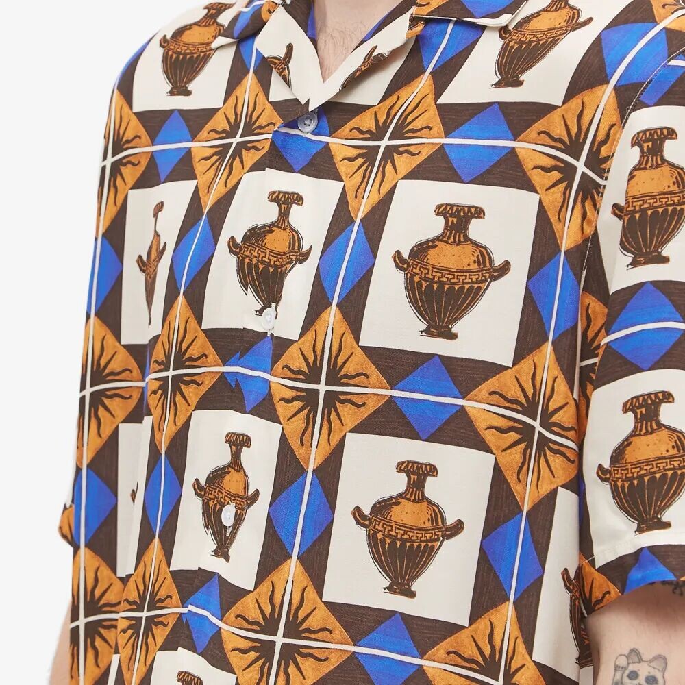 

Drole de Monsieur Рубашка Vase Vacation x Gergei Erdei, коричневый