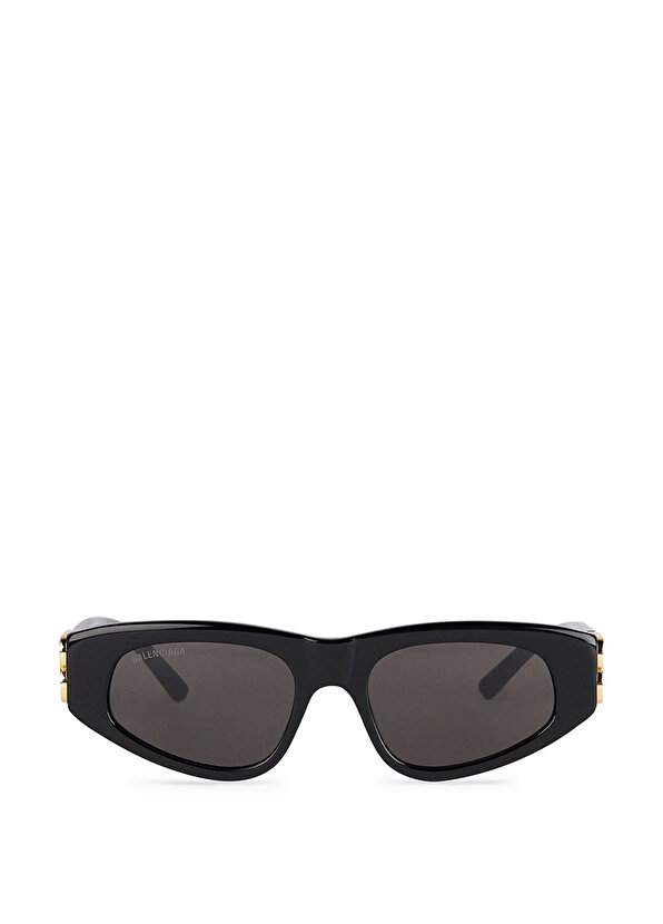 цена Черные женские солнцезащитные очки овальной формы Balenciaga