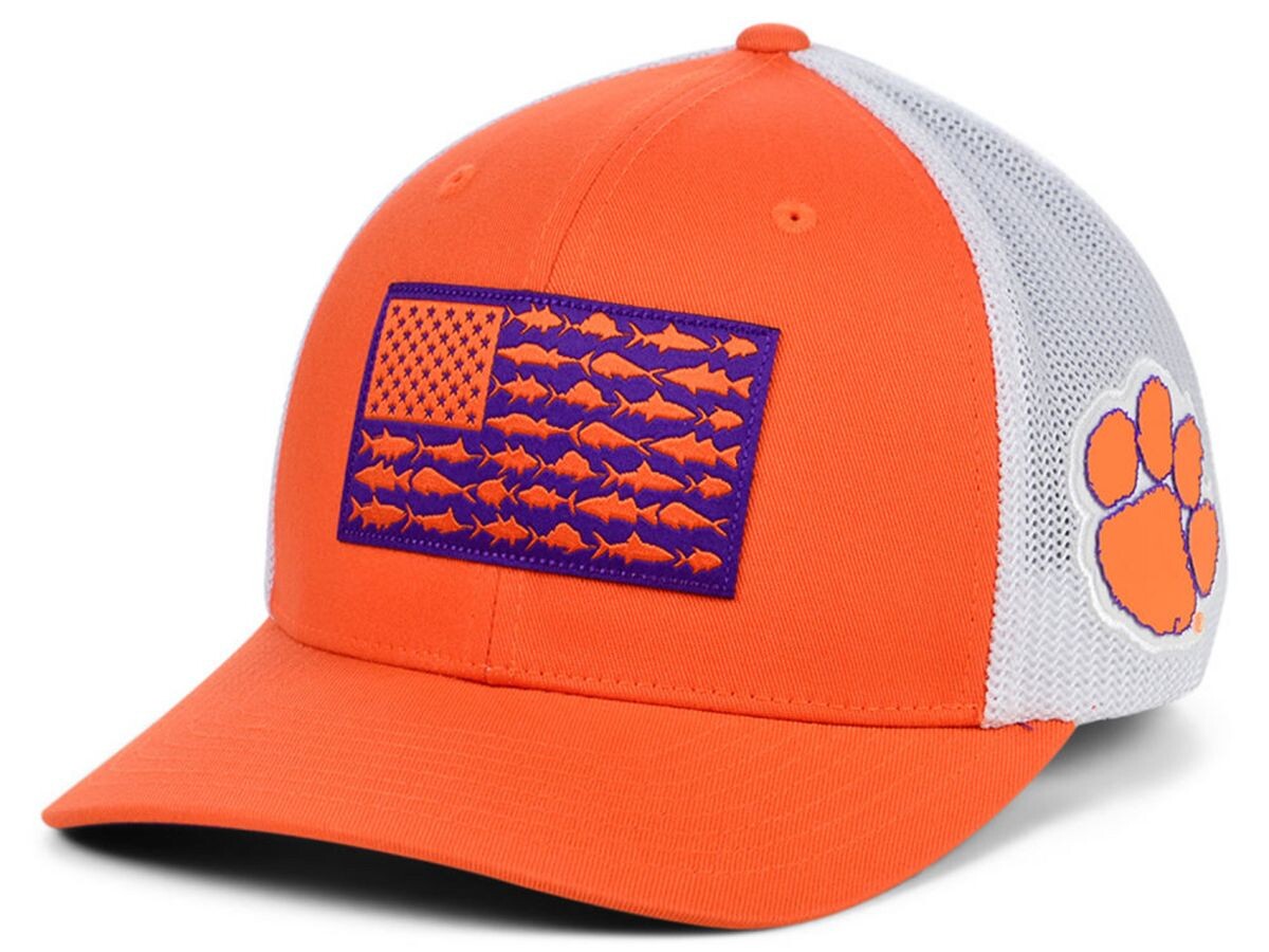 

Кепка эластичного кроя Clemson Tigers PFG Fish Flag Columbia