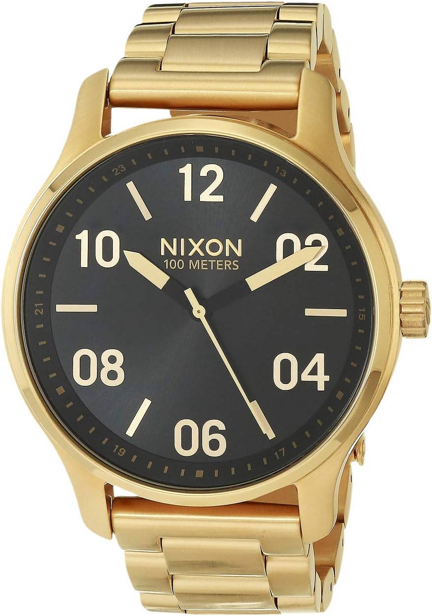 Часы Patrol Nixon, золото/черный