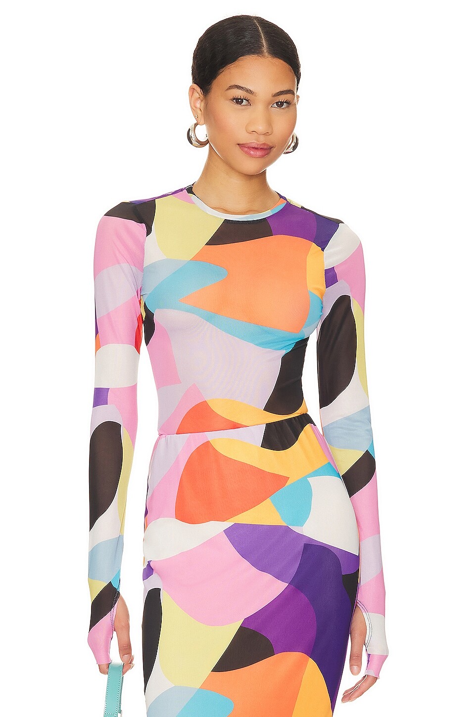 

Топ AFRM Kaylee, цвет Abstract Color Block