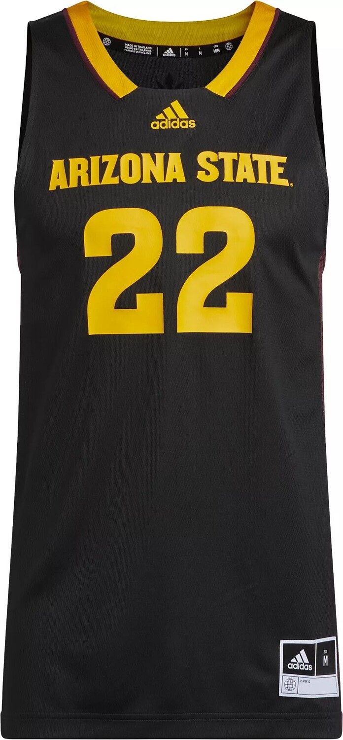 

Мужская футболка Adidas Arizona State Sun Devils Black Swingman