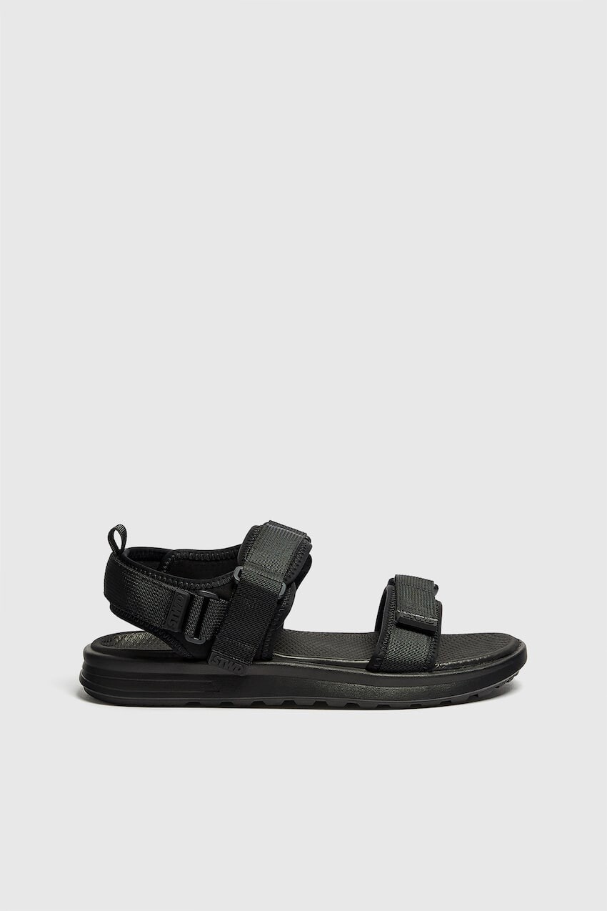 

Технические сандалии Pull&Bear, черный