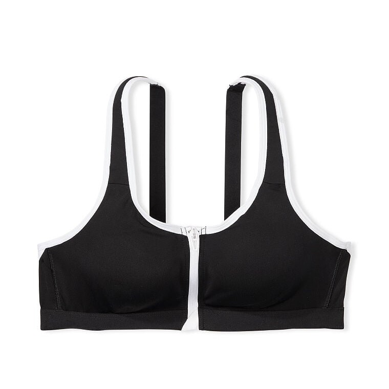 

Спортивное бра Victoria's Secret Knockout Front-Close Smooth, черный
