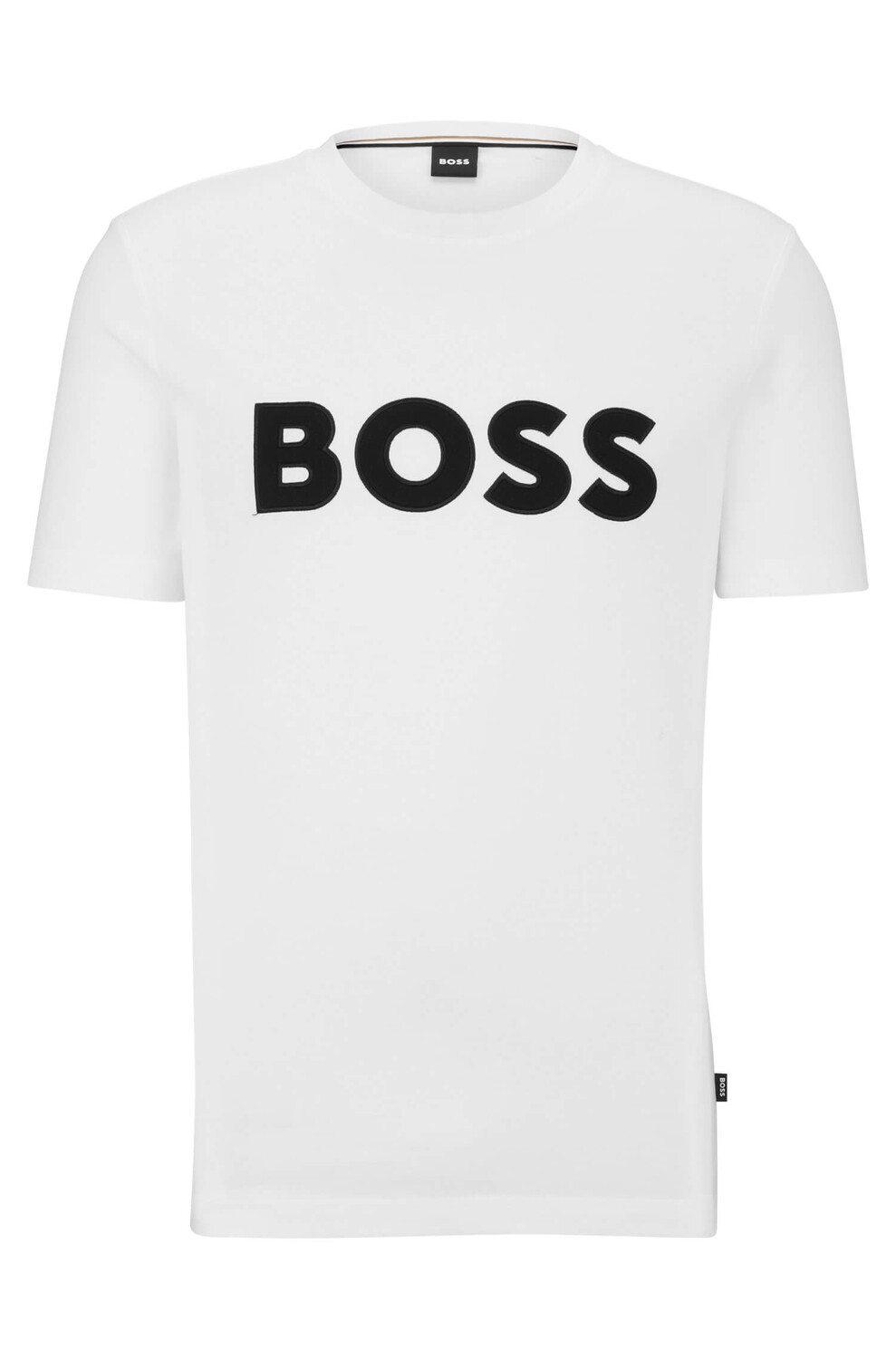 

Футболка Boss Cotton-jersey Regular-fit With Logo Applique, белый