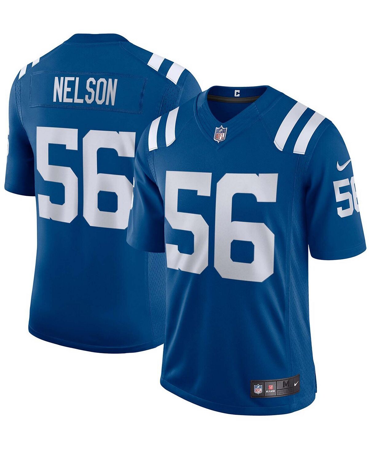 Мужское джерси quenton nelson royal indianapolis colts vapor limited Nike