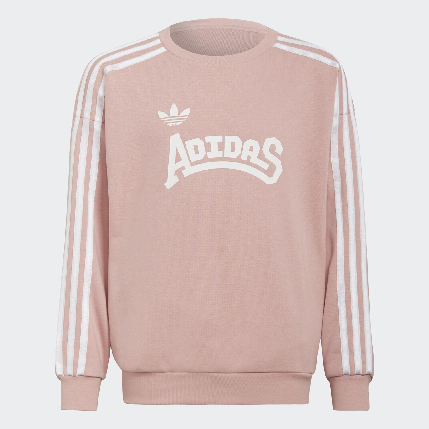 

Свитшот Adidas Graphic Crew, сиренево-розовый/белый