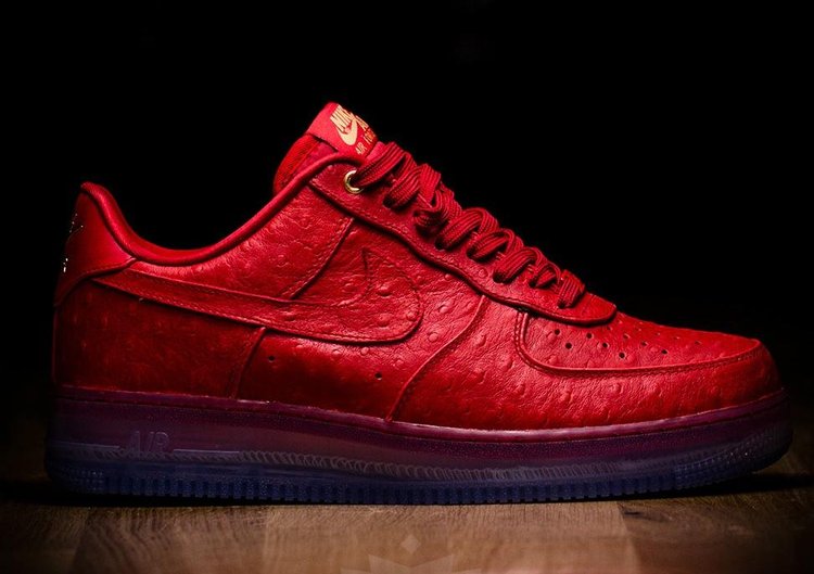 Nike air force shop 1 red color