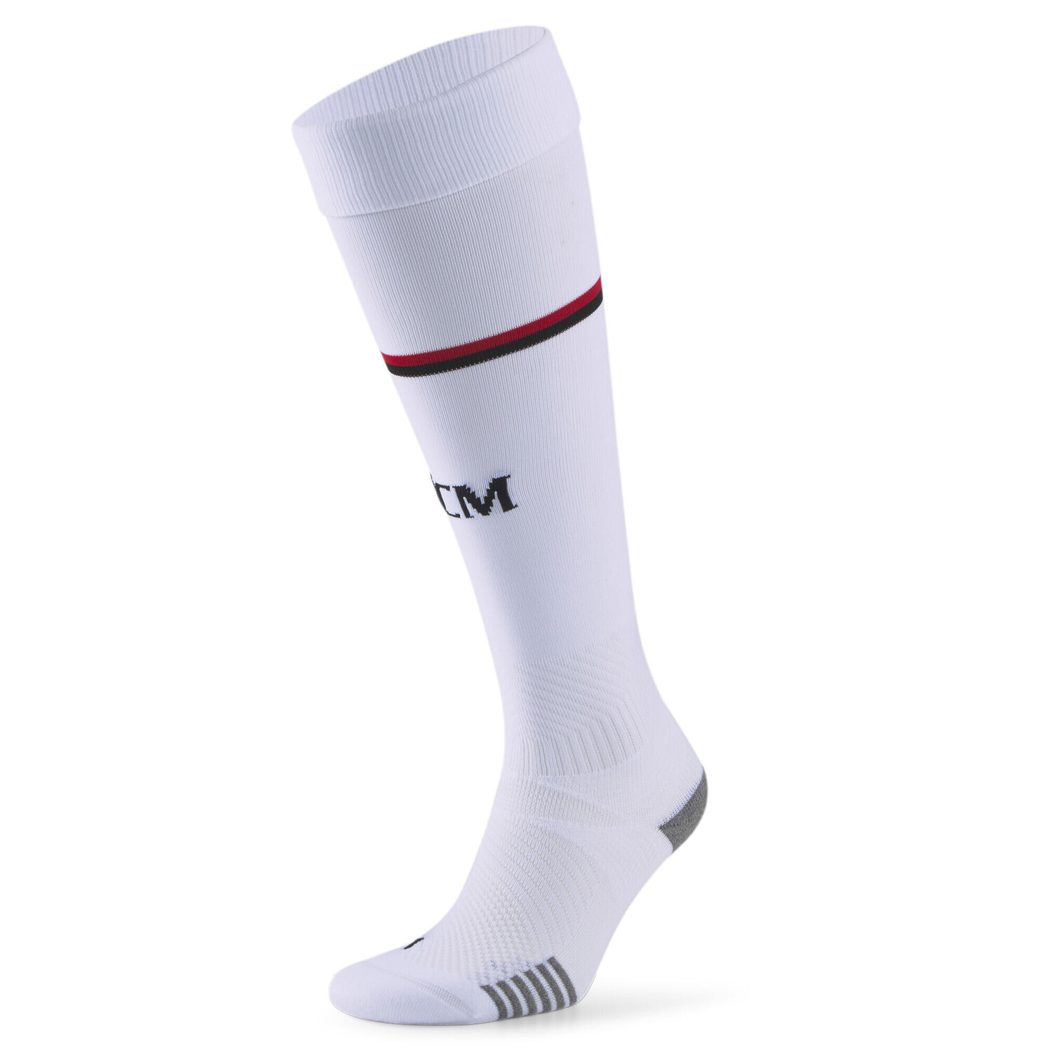 

переменный ток Полосатые носки Milan Football Replica Mens PUMA, белый/красный/черный