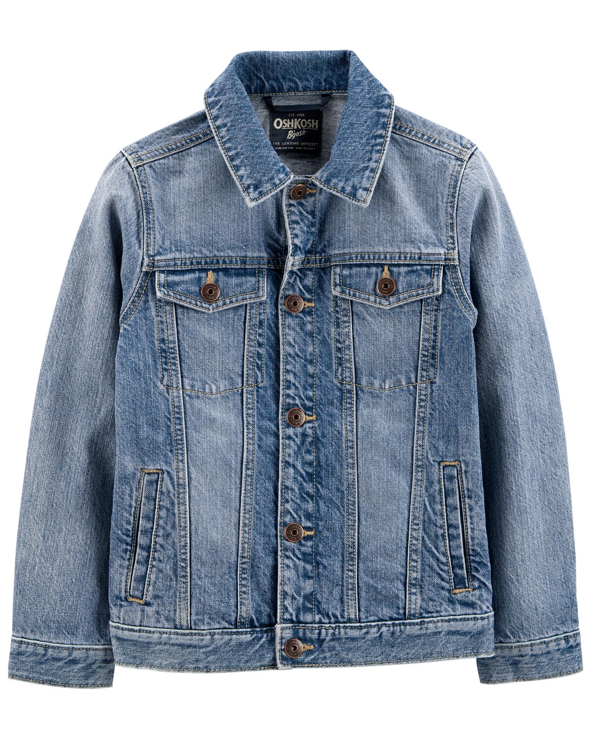 

Детская джинсовая куртка цвета Spring Blue Carter's