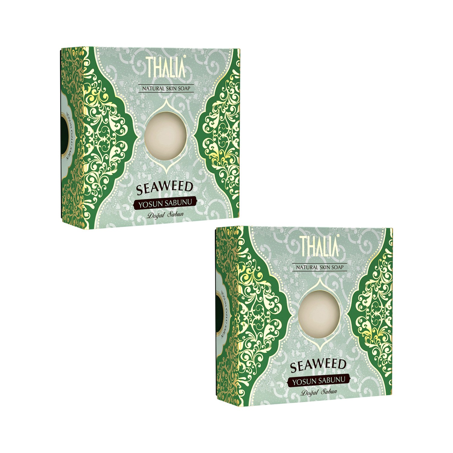 bel premium влажные косметические диски с морскими минералами 30 шт Натуральное мыло Thalia с морскими водорослями, 2 x 125 г