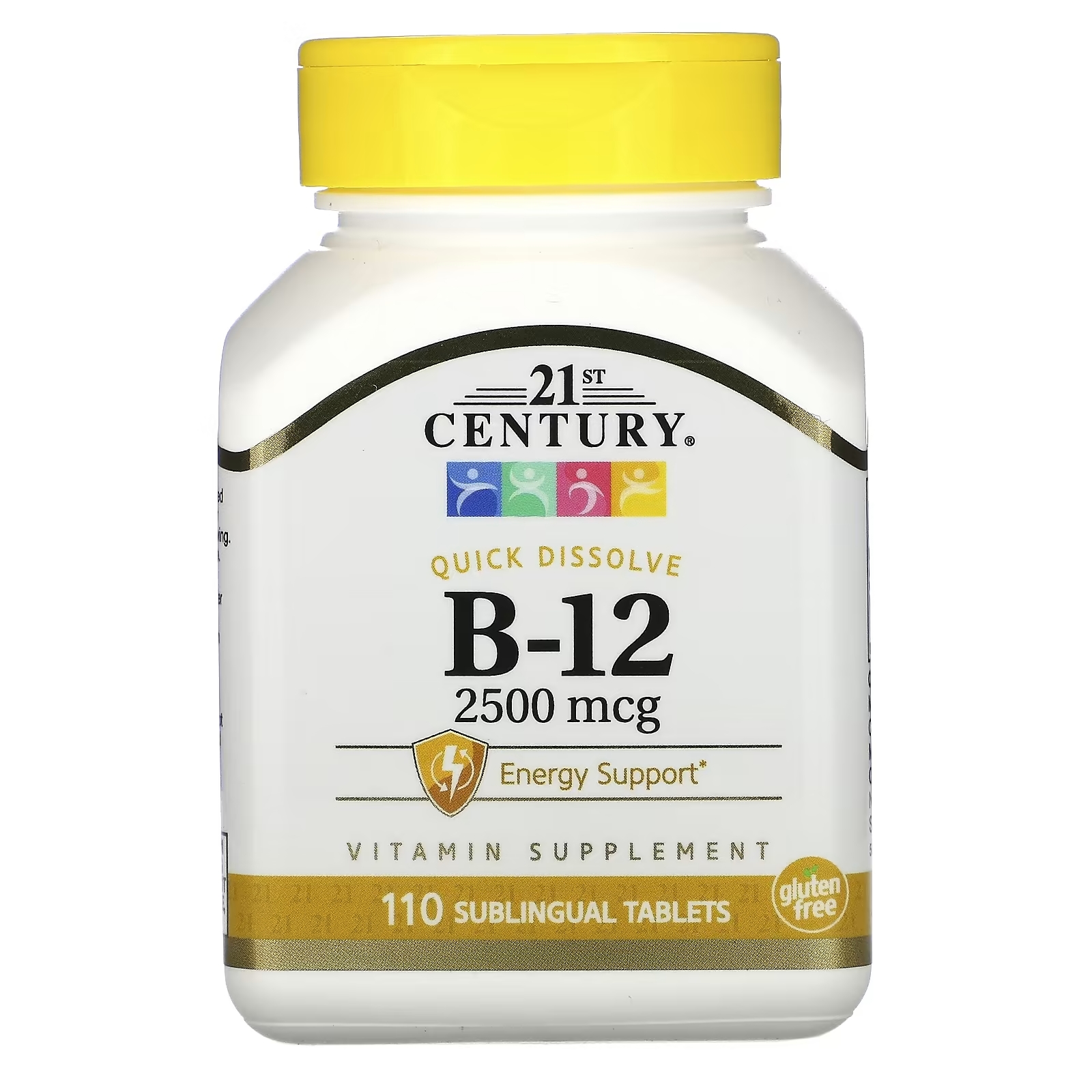 21st Century B12 2500 мкг, 110 таблеток биотин 800 мкг 110 таблеток 21st century