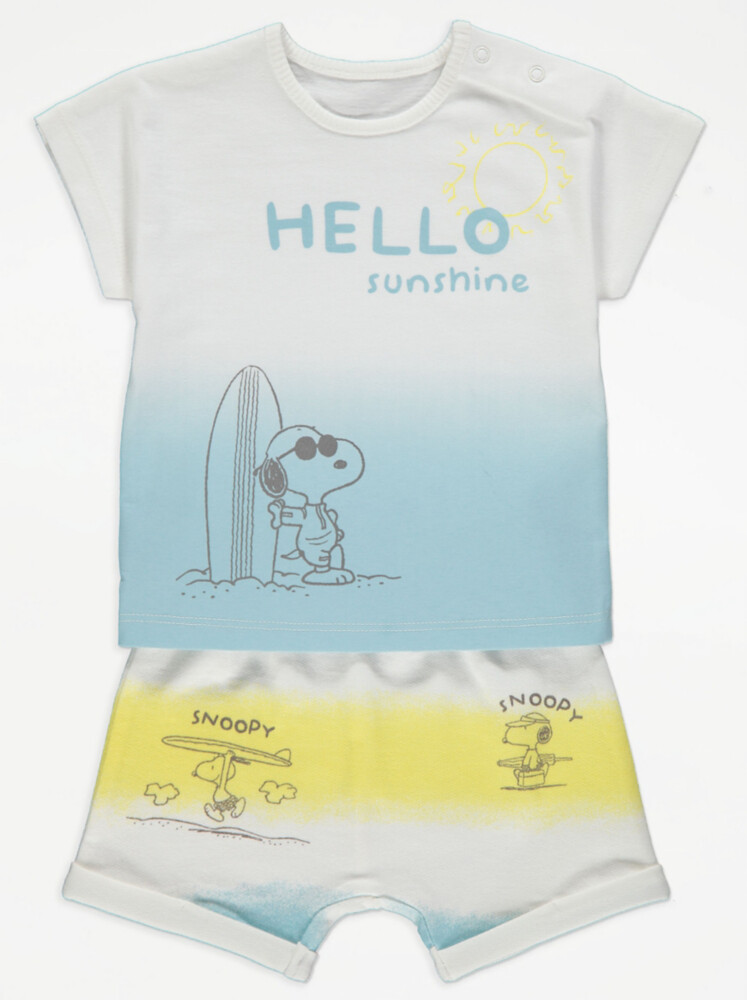 

Футболка и шорты Snoopy Hello Sunshine George.