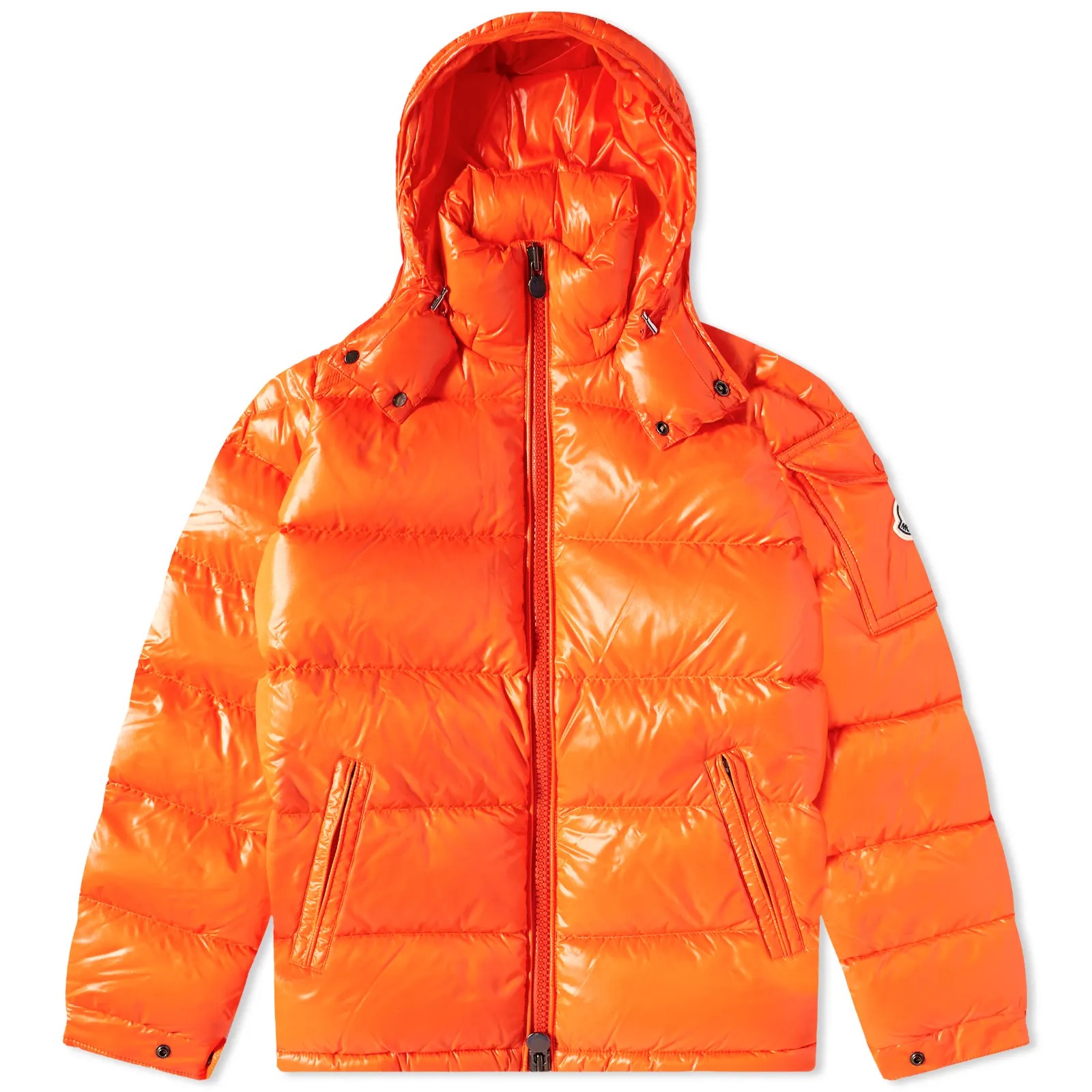 Пуховик Moncler Maya Down, оранжевый