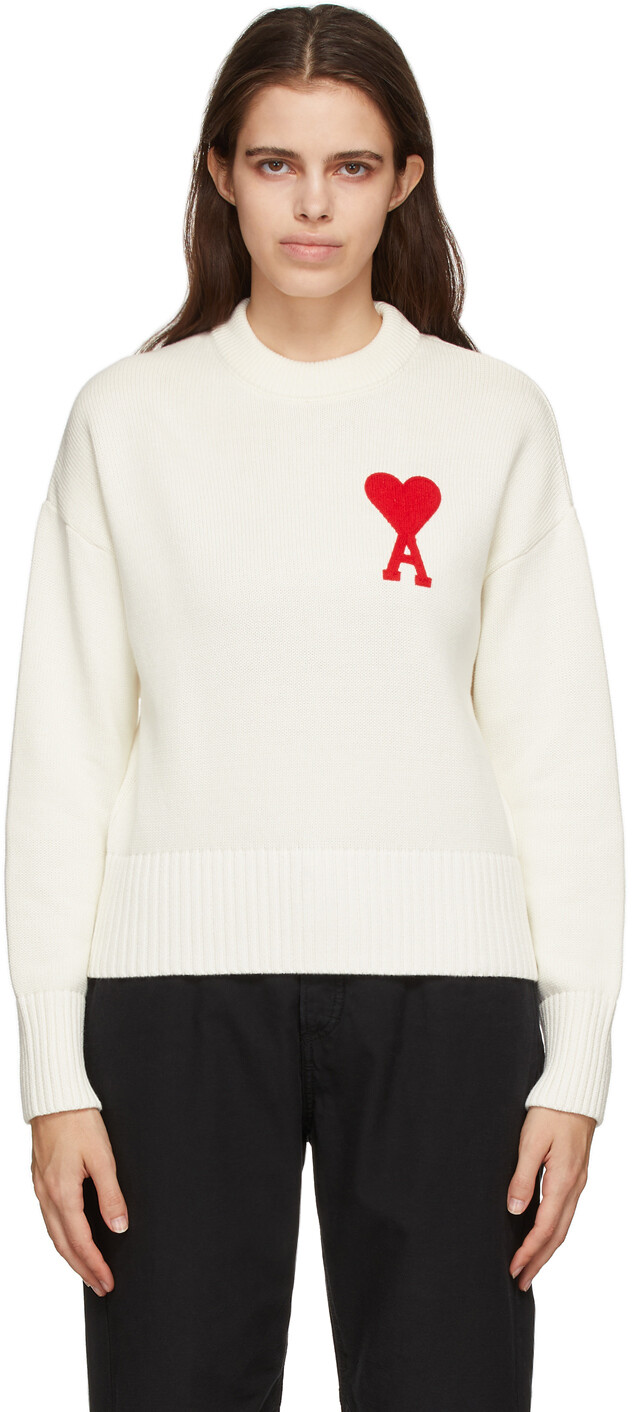 

Oversize-свитер Off-White Ami de Cœur AMI Alexandre Mattiussi
