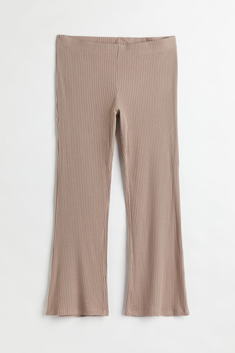 

Расклешенные леггинсы H&M+, бежевый