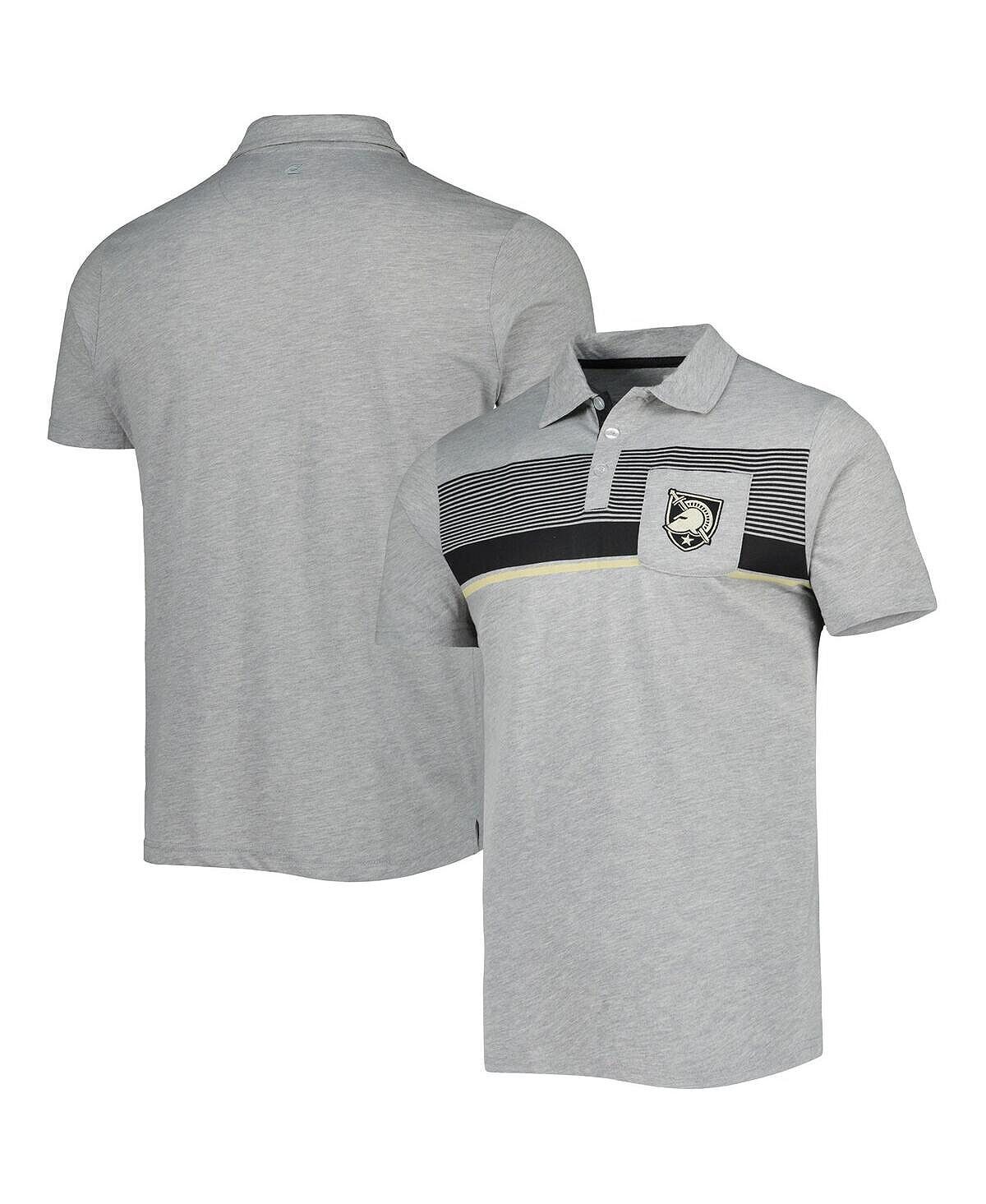 

Рубашка поло мужская серая армейская черная knights golfer pocket polo shirt Colosseum, мульти