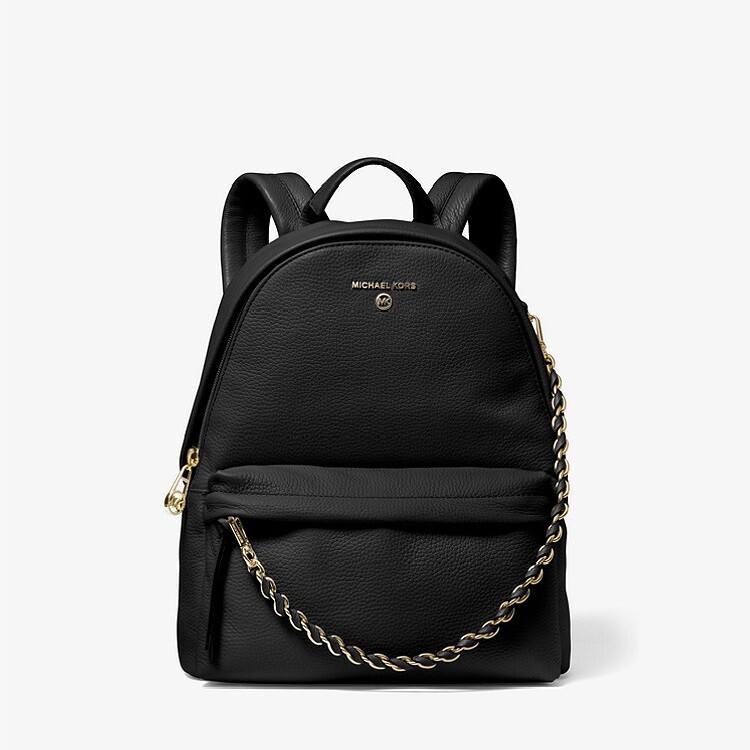 

Рюкзак Michael Michael Kors Slater Medium Pebbled Leather, чёрный